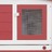 Coelheira Exterior Grande 204x45x85 Cm Madeira Vermelho E Branco