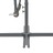 Guarda-sol Cantilever Mastro Alumínio 300 cm Preto