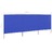 Para-vento com 3 Painéis em Tecido 400x160 cm Azul-ciano