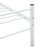 Estrutura De Cama Em Metal Branco 140x200 Cm