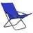 Cadeiras de praia dobráveis 2 pcs tecido azul