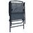 Cadeiras de jardim dobráveis 2 pcs textilene cinzento