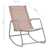 Cadeira de Baloiço P/ Jardim 95x54x85 cm Textilene Cinza-acast.