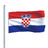 Bandeira da Croácia 90x150 cm