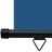 Toldo lateral para varanda 60x250 cm azul