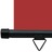 Toldo lateral para varanda 160x250 cm vermelho