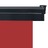 Toldo lateral para varanda 170x250 cm vermelho
