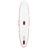 Conjunto prancha paddle SUP insuflável c/ vela vermelho/branco