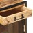 Mesa de cabeceira 43x30x51 cm madeira mangueira áspera maciça
