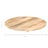 Tampo de mesa redondo madeira mangueira maciça 15-16 mm 40 cm