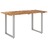 Mesa de jantar 140x70x76 cm madeira de acácia maciça