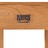 Mesa de cabeceira 35x35x50 cm madeira de teca maciça