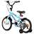 Bicicleta de Criança Roda 14" Preto e Azul