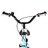 Bicicleta de Criança Roda 14" Preto e Azul