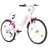 Bicicleta de Criança Roda 24" Rosa e Branco