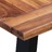 Mesa de jantar 180x90x75 cm madeira de acácia maciça e vidro