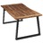 Mesa de jantar em madeira de acácia maciça 180x90 cm