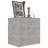 Mesa de cabeceira 40x30x40 cm contraplacado cinzento cimento