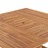Mesa de jardim 150x150x76 cm madeira de teca maciça