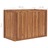 Vaso 100x50x70 cm madeira de teca maciça