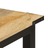 Mesa de jantar 140x70x76 cm madeira de mangueira maciça áspera