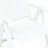 Cadeiras De Jardim Reclináveis 2 Pcs Plástico Branco