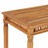 Mesa de jantar para jardim 120x65x80 cm madeira de teca maciça