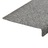Tapetes de escada 15 pcs 65x25 cm tecido agulhado cinza claro