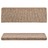 Tapete/carpete para Degraus 15 pcs 65x25 cm Castanho-claro