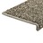 Tapete/carpete para degraus 15 pcs 65x25 cm cinzento
