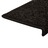 Tapete/carpete para degraus 15 pcs 65x25 cm preto