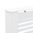 Coberturas de radiador 2 pcs 112x19x81,5 cm MDF branco