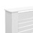 Coberturas de radiador 2 pcs 152x19x81,5 cm MDF branco