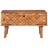 Mesa de centro 68x68x38 cm madeira de acácia maciça
