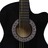 Guitarra acústica cutaway com 6 cordas 38" preto