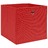 Caixas de arrumação 4 pcs 32x32x32 cm tecido vermelho