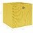 Caixas de arrumação 4 pcs 32x32x32 cm tecido amarelo