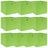 Caixas de Arrumação 10 pcs 32x32x32 cm Tecido Verde