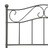 Estrutura de cama 90x200 cm metal cinzento