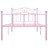 Estrutura de cama 90x200 cm metal rosa