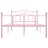 Estrutura de cama 140x200 cm metal rosa