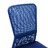 Cadeira de escritório 44x52x100 cm tecido de malha azul