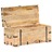 Baú 90x40x40 cm madeira de mangueira maciça