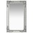 Espelho de Parede Estilo Barroco 50x80 cm Prateado