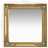 Espelho de parede estilo barroco 60x60 cm dourado