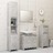 Armário casa de banho 60x33x58 cm contrapl. cinzento cimento