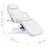 Mesa de massagens 180x62x(86,5-118) cm branco