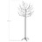 Árvore de Natal 200 LED flor cerejeira luz branco frio 180 cm