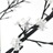 Árvore de Natal 200 LED flor cerejeira luz branco azulado 180cm