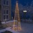 Árvore de Natal em Cone 400 Luzes LED Branco Quente 100x360cm